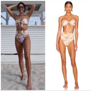 NWT beach riot bikini set. Both medium.